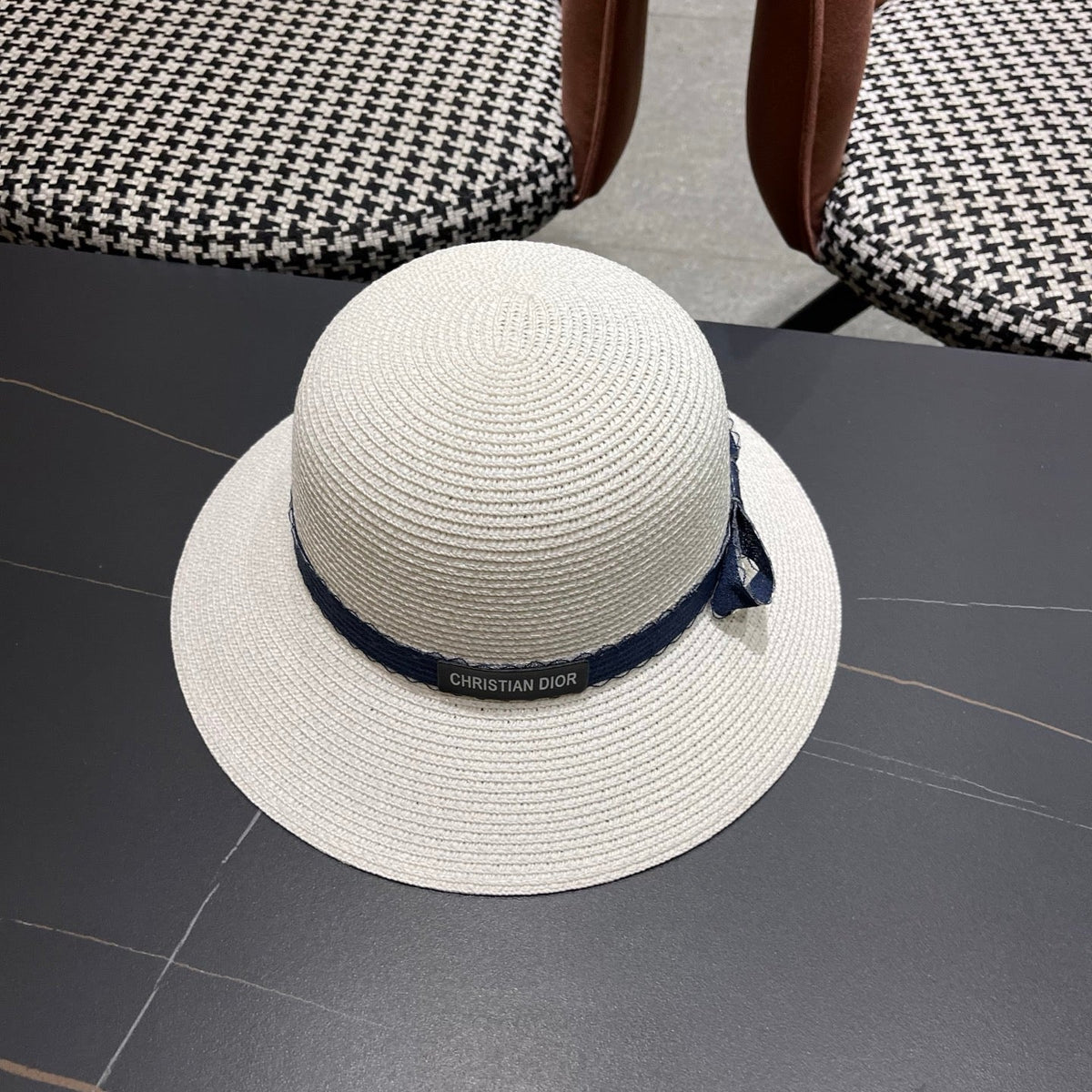 Dior Woven Bucket Hat - image 5