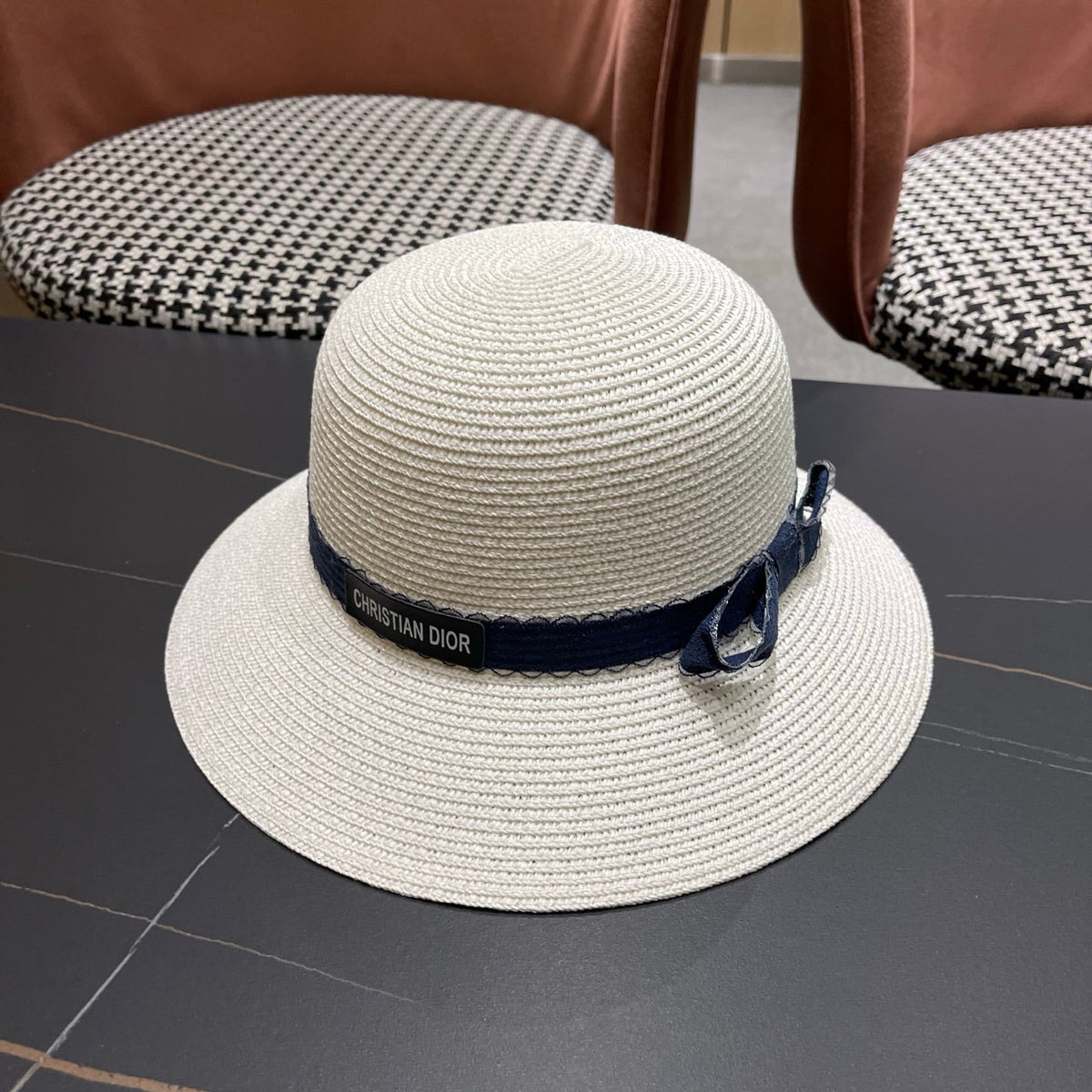 Dior Woven Bucket Hat - image 2