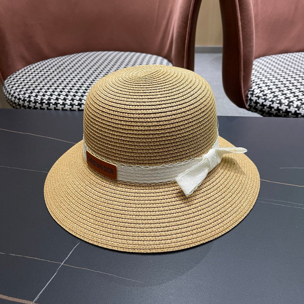 Dior Woven Bucket Hat - image 3