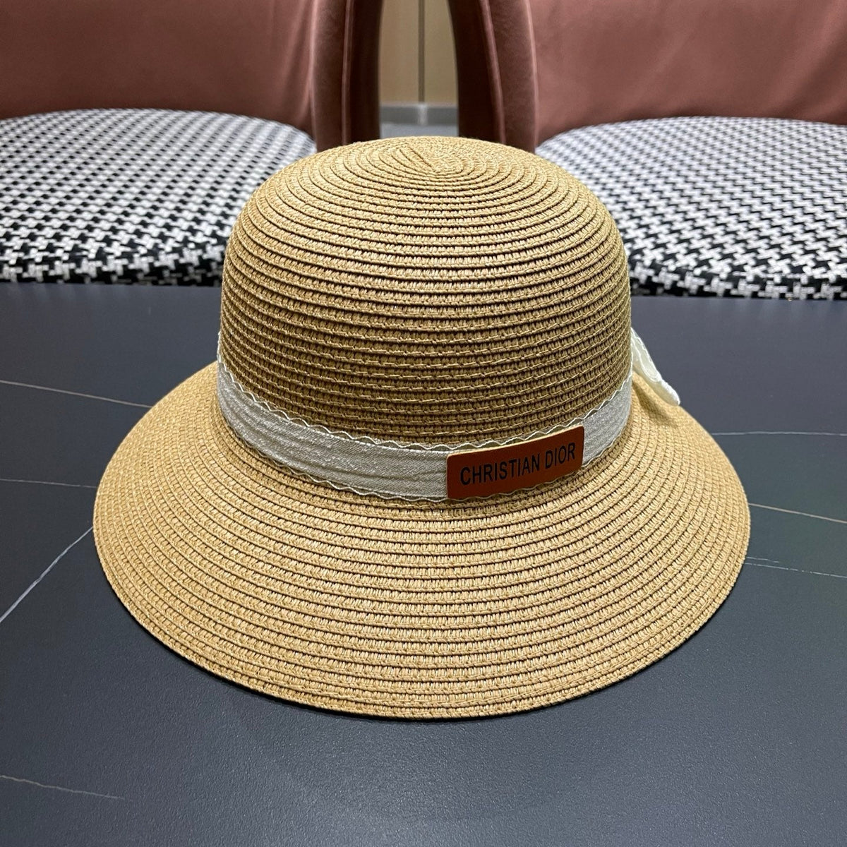 Dior Woven Bucket Hat - image 4