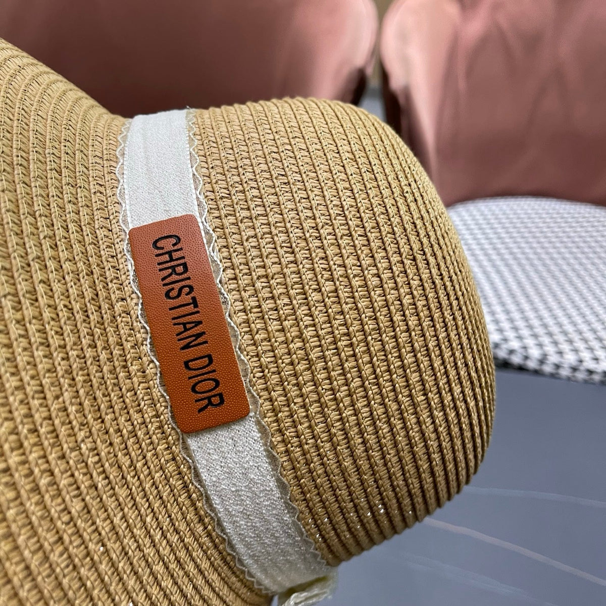 Dior Woven Bucket Hat - image 9