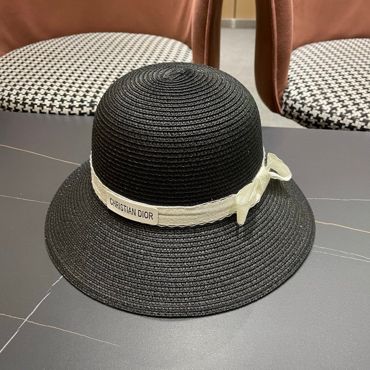 Dior Woven Bucket Hat - image 2