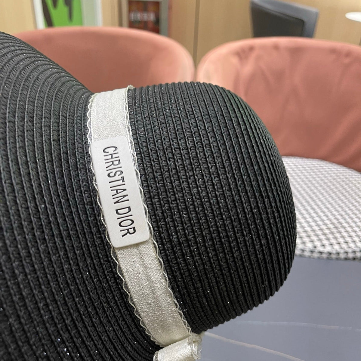 Dior Woven Bucket Hat - image 9