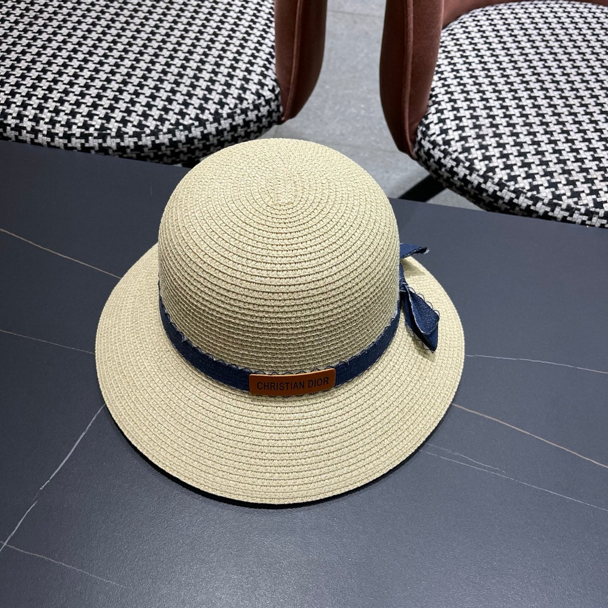 Dior Woven Bucket Hat - image 4
