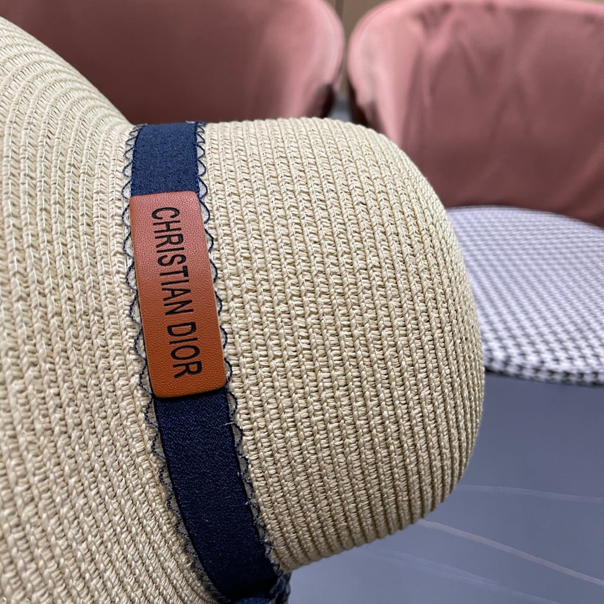 Dior Woven Bucket Hat - image 9