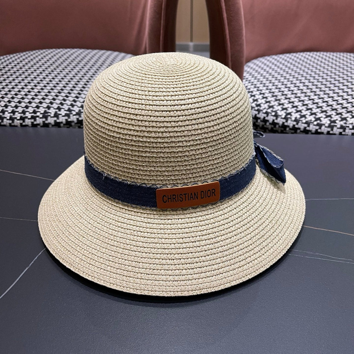 Dior Woven Bucket Hat - image 3
