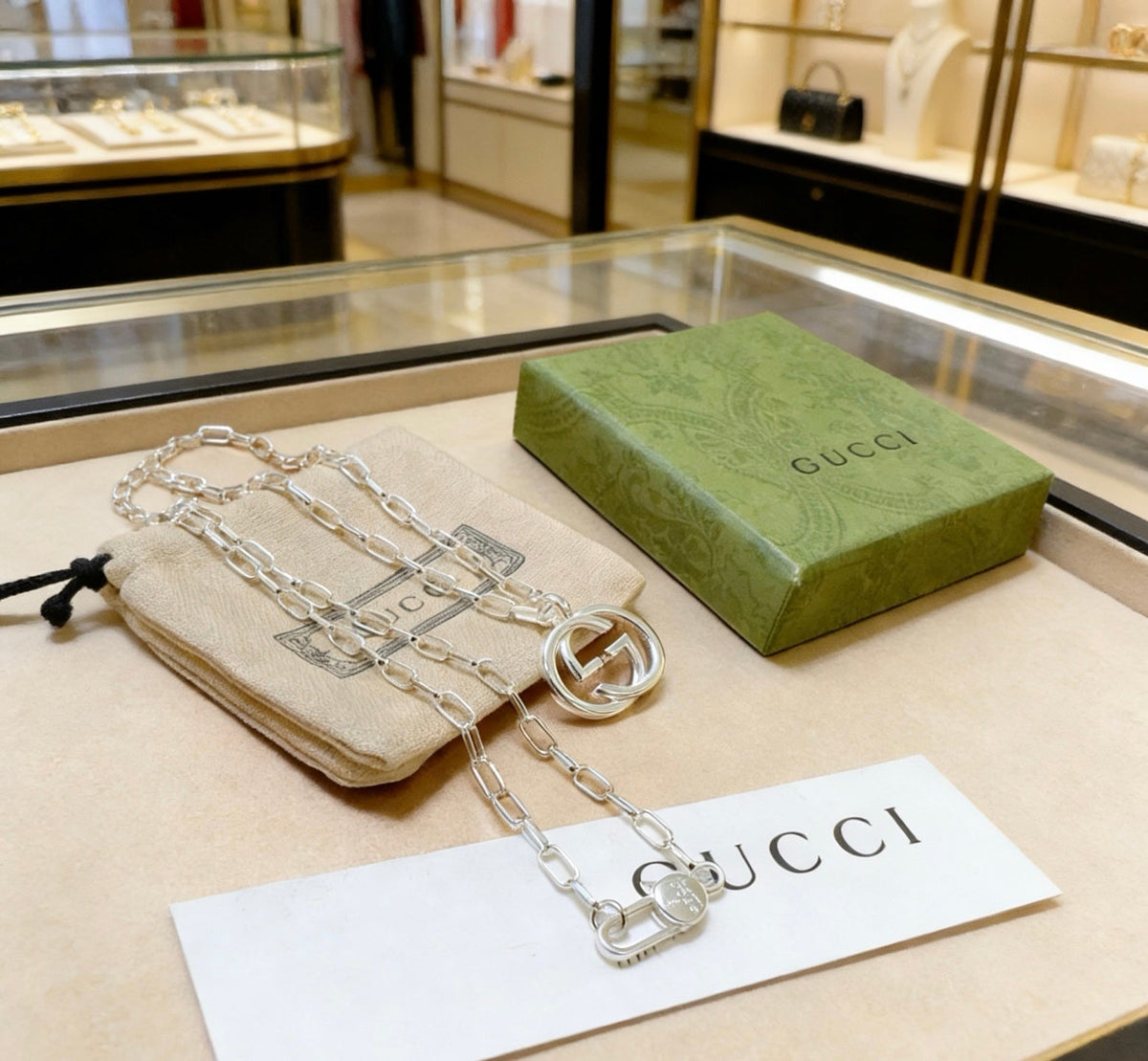 Gucci Anger Forest Chain Distressed Necklace – Style 18 - image 6