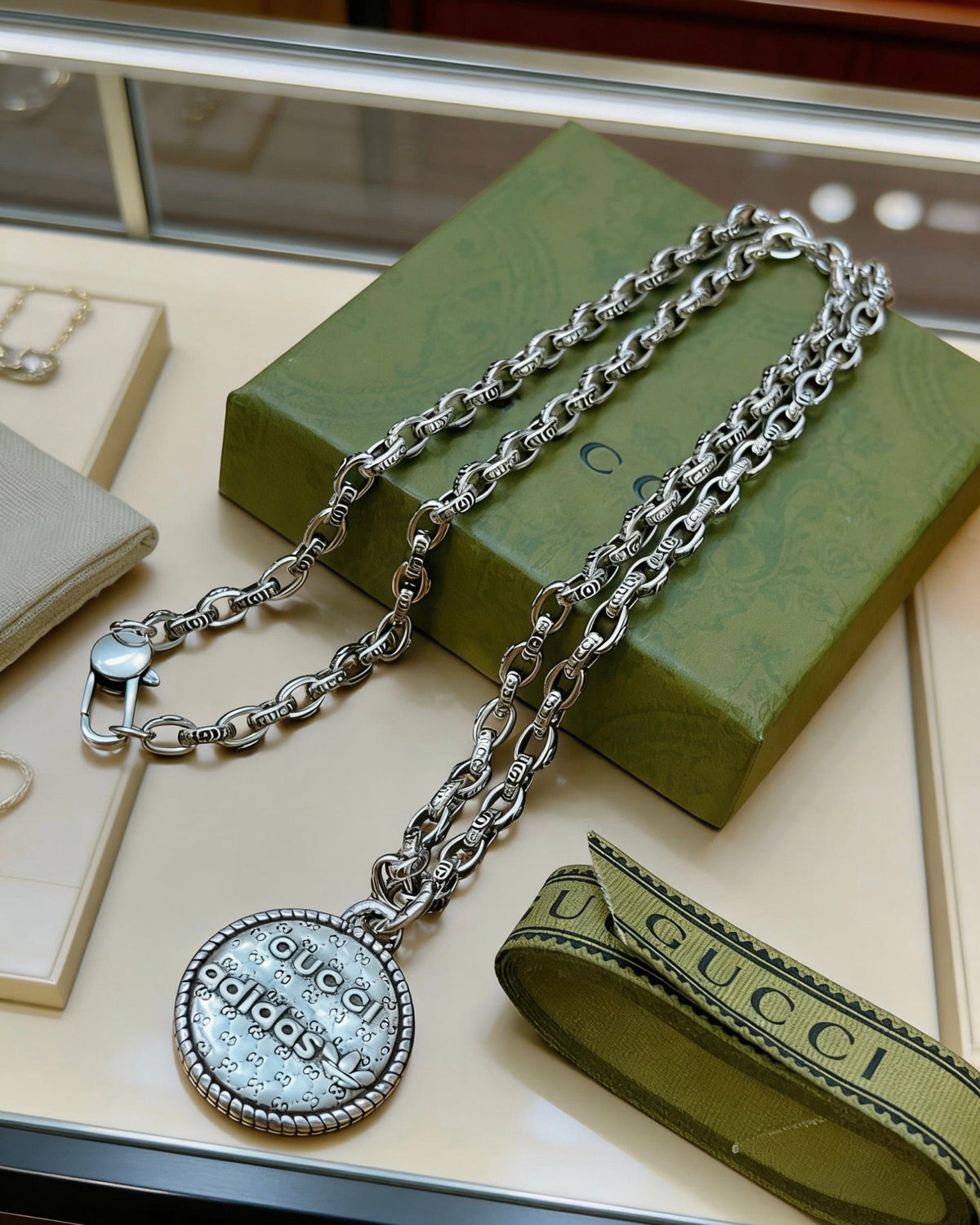Gucci Anger Forest Chain Distressed Vintage-Inspired Necklace – Style 23 - image 5