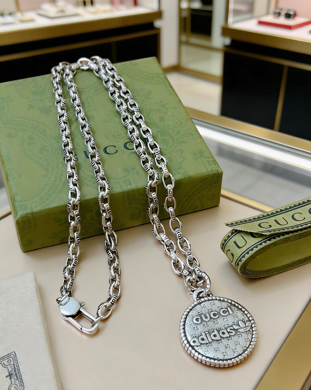 Gucci Anger Forest Chain Distressed Vintage-Inspired Necklace – Style 23 - image 3