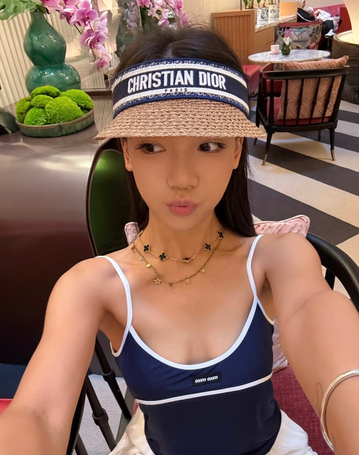 Dior Embroidered Visor - image 3