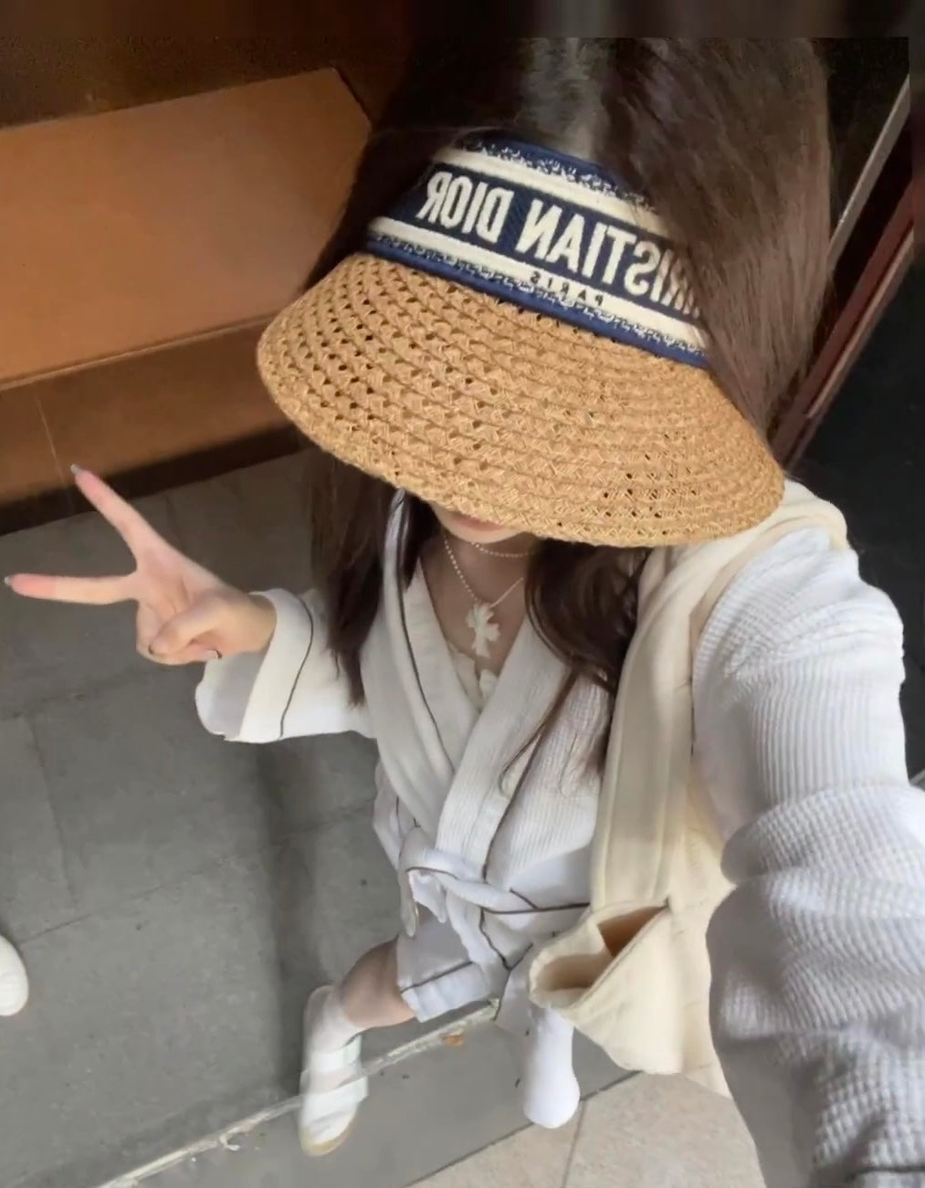 Dior Embroidered Visor - image 4