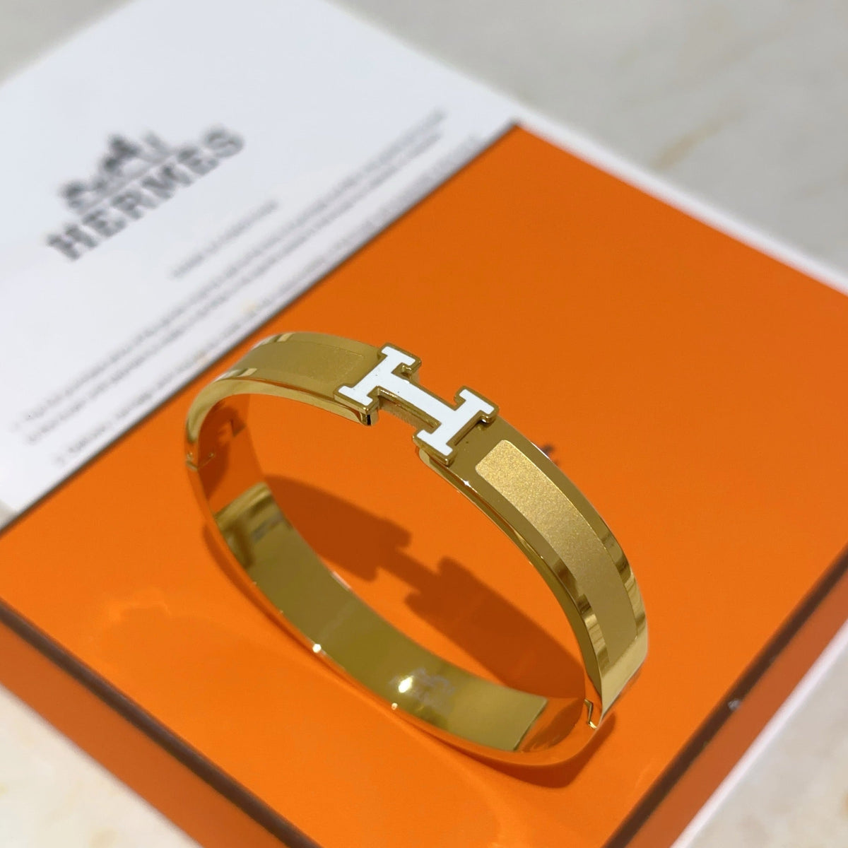 Hermès Gold-Plated Bracelet – Style 05 - image 2