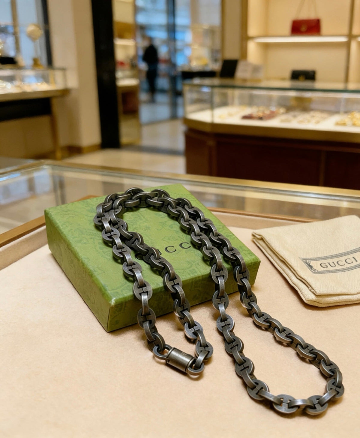 Gucci Anger Forest Chain Distressed Vintage-Inspired Necklace – Style 14 - image 7