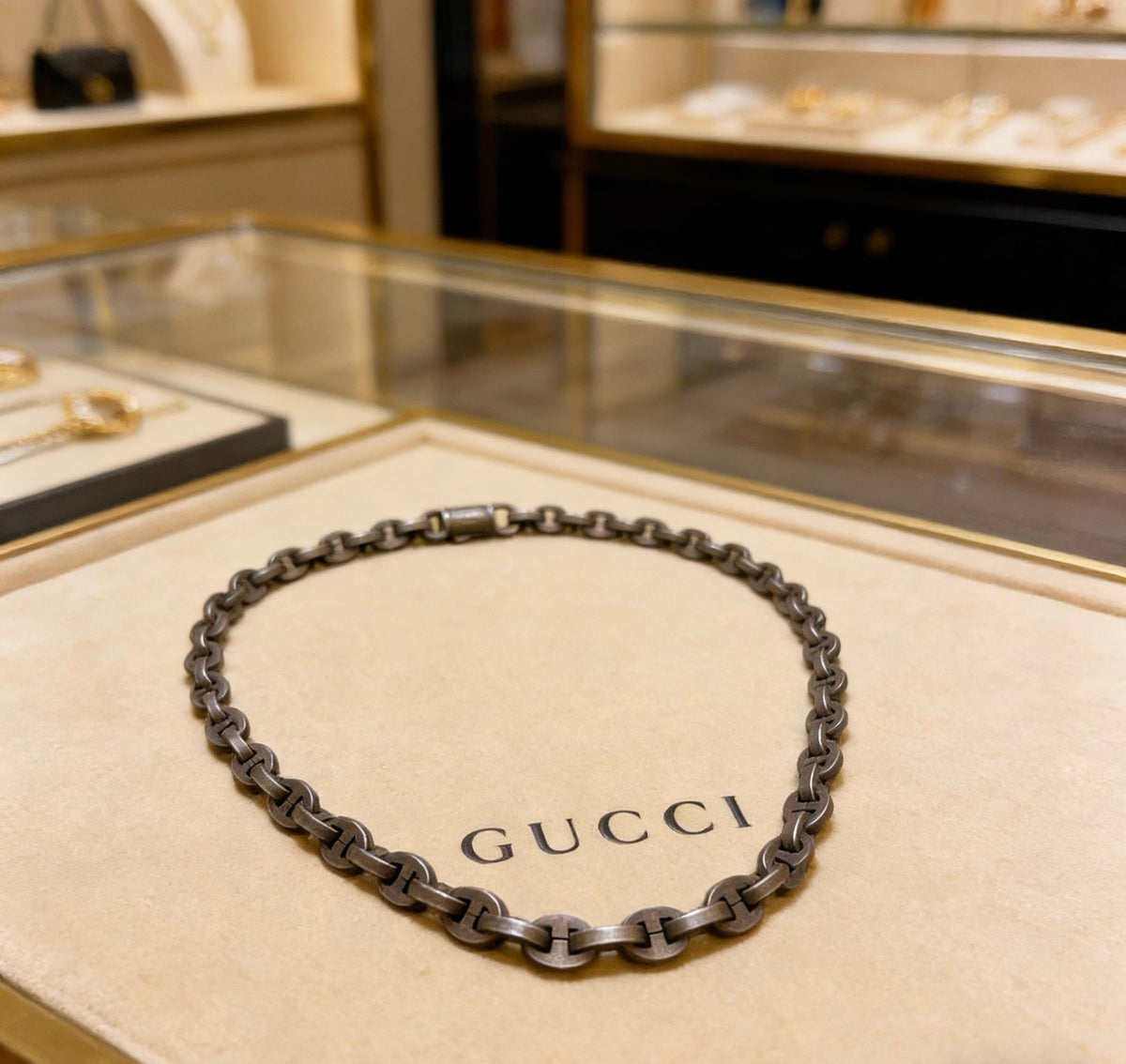 Gucci Anger Forest Chain Distressed Vintage-Inspired Necklace – Style 14 - image 5