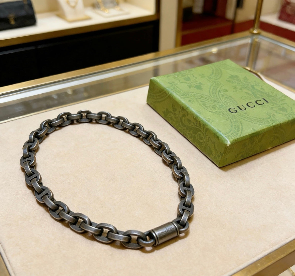 Gucci Anger Forest Chain Distressed Vintage-Inspired Necklace – Style 14 - image 8