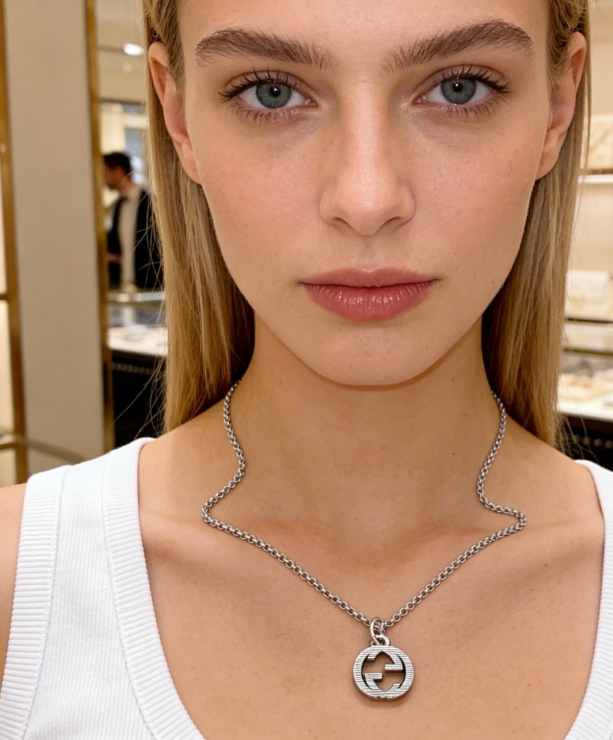 Gucci Anger Forest Chain Distressed Vintage Silver-Tone Necklace – Style 12 - image 9