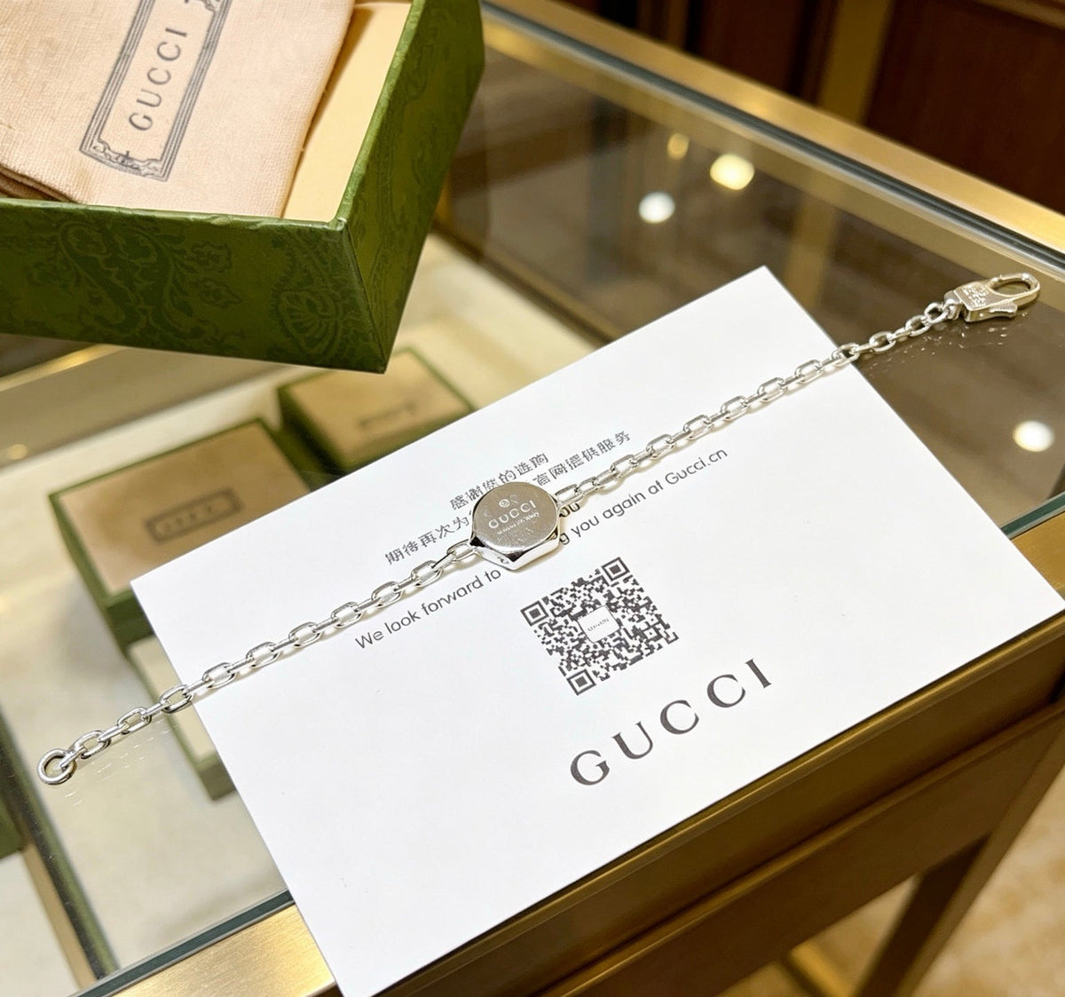 Gucci Anger Forest Chain Vintage-Inspired Bracelet – Style 02 - image 3