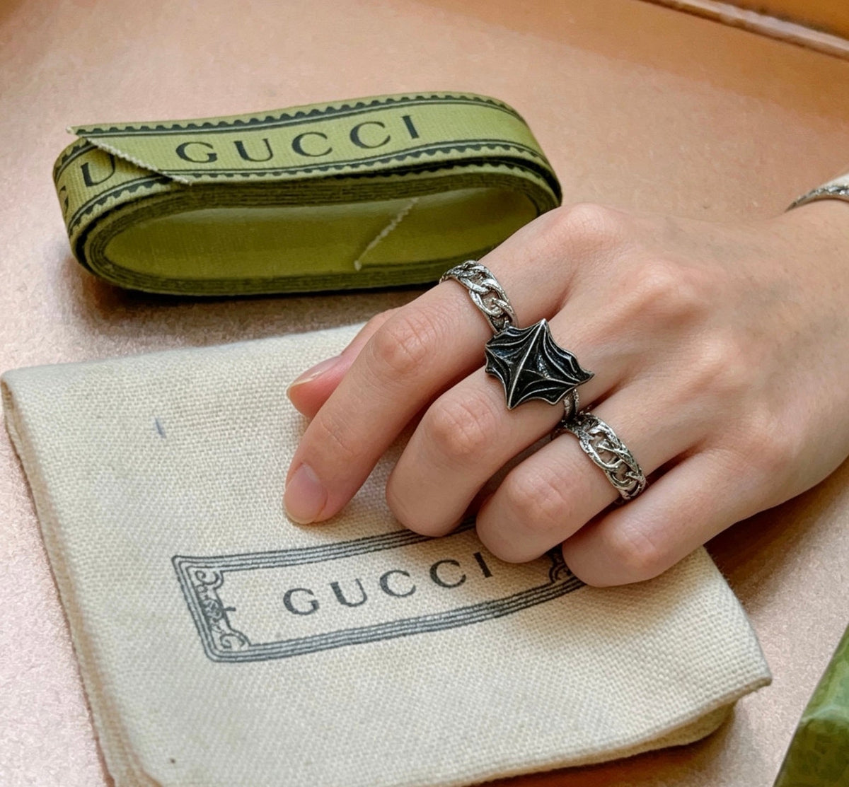 Gucci Anger Forest Ring - image 8