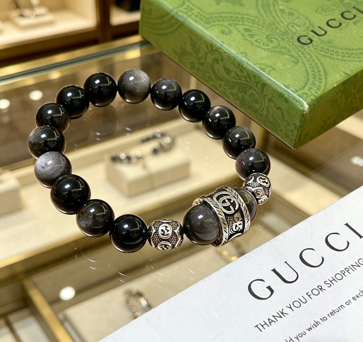 Gucci Distressed Vintage-Inspired Bracelet – Style 03 - image 5