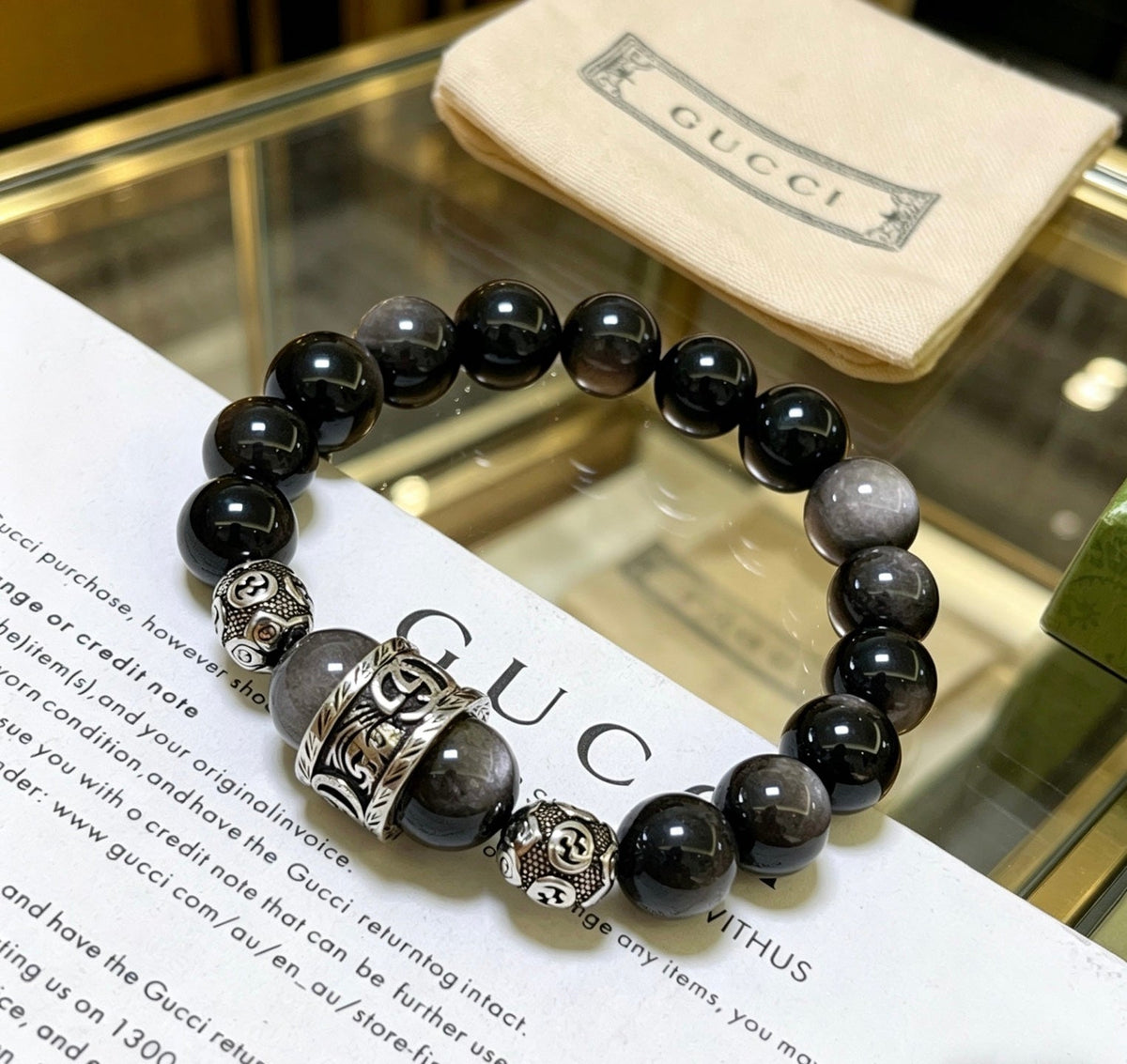 Gucci Distressed Vintage-Inspired Bracelet – Style 03 - image 2