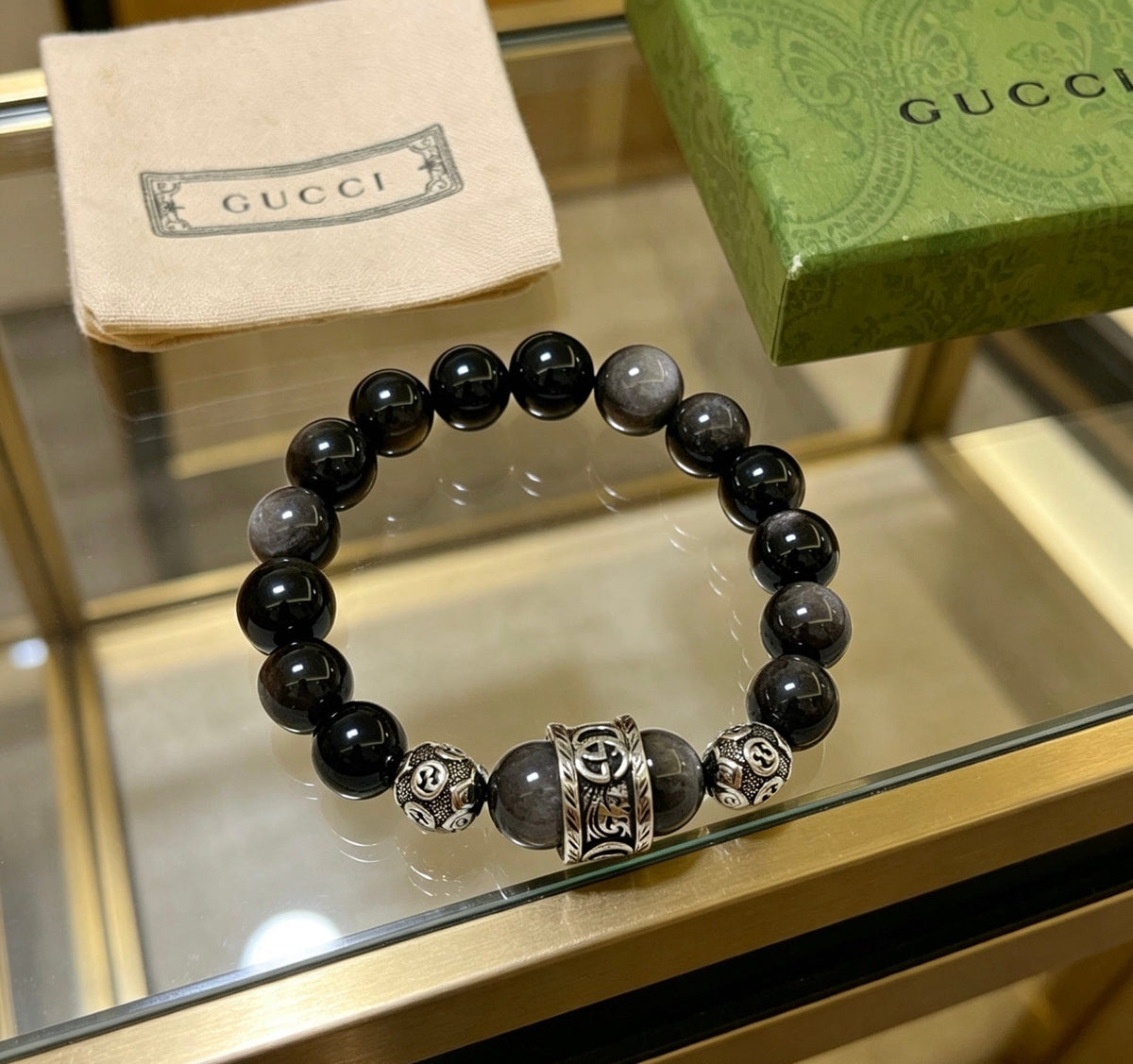 Gucci Distressed Vintage-Inspired Bracelet – Style 03 - image 6