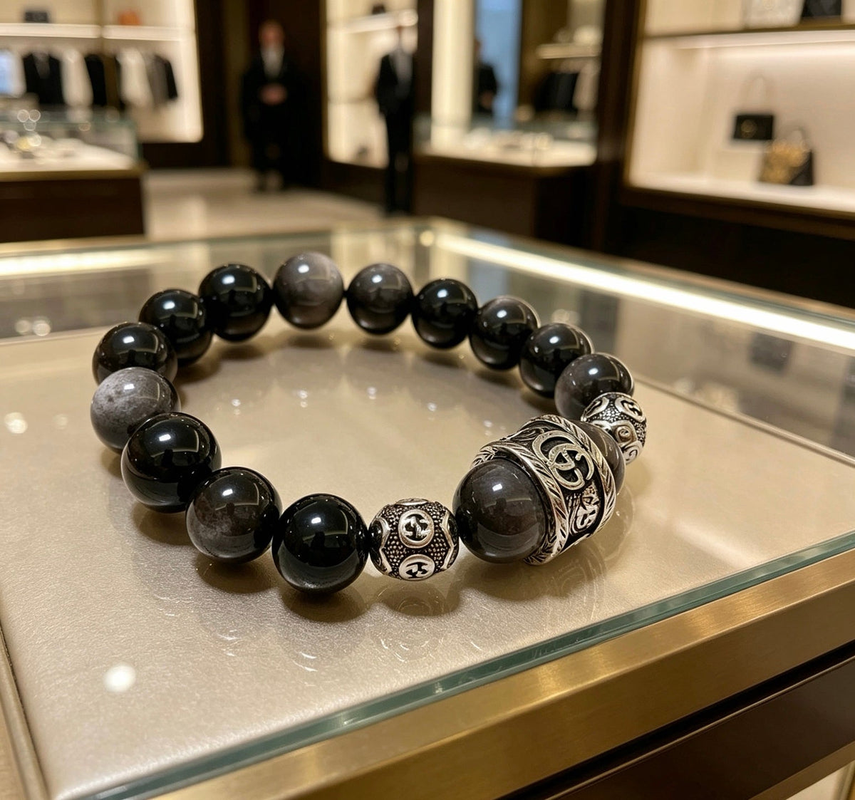Gucci Distressed Vintage-Inspired Bracelet – Style 03 - image 8