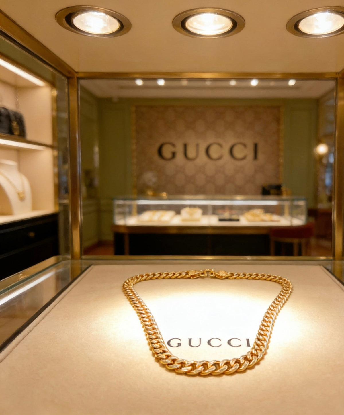 Gucci Anger Forest Chain Distressed Necklace – Style 68 - image 7