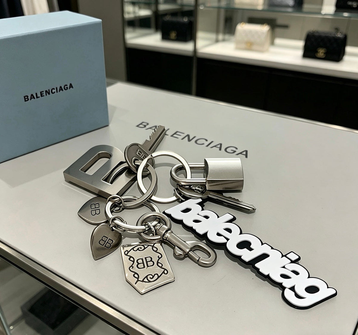Balenciaga Distressed Keychain – Style 21 - image 5