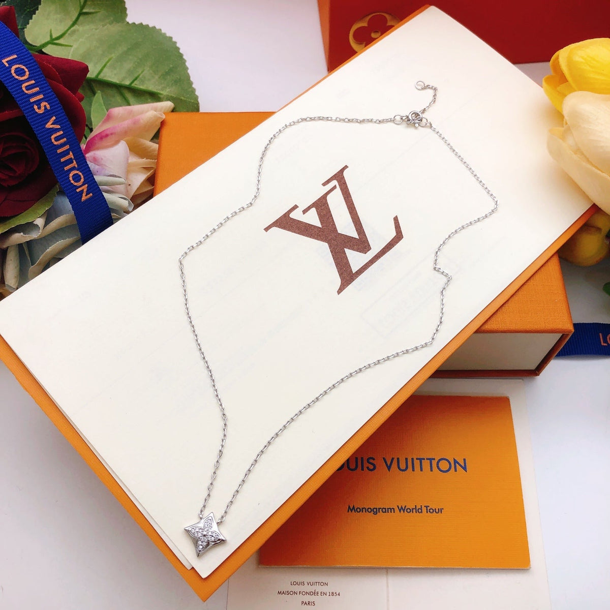 Louis Vuitton Silver-Tone Necklace – Style 07 - image 8