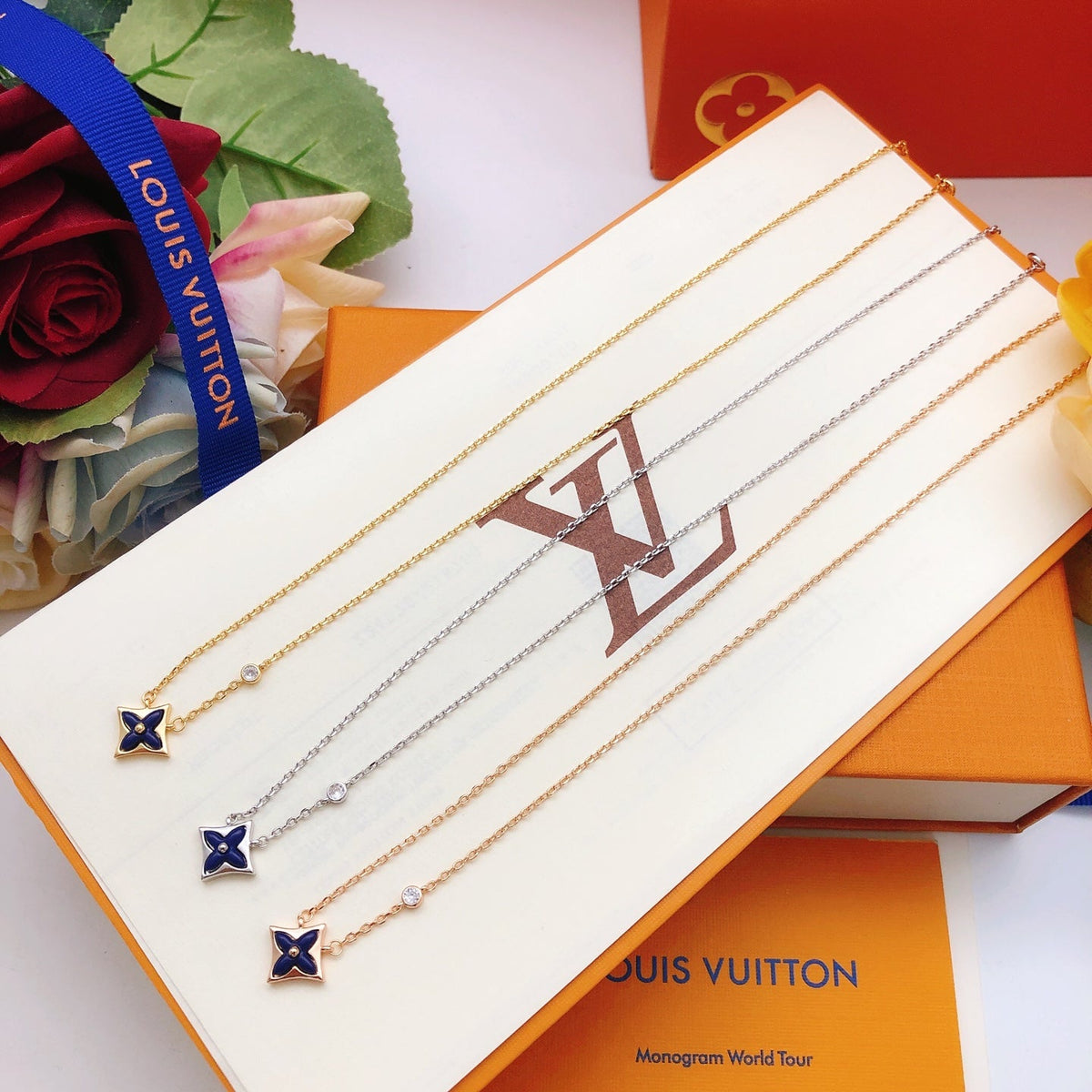 Louis Vuitton Blue Necklace – Style 04 - image 5