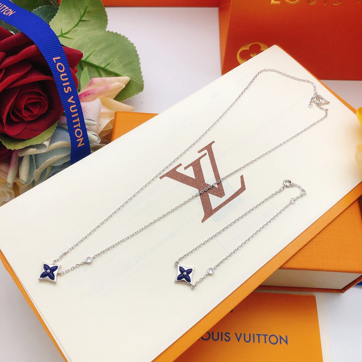 Louis Vuitton Blue Necklace – Style 05 - image 6