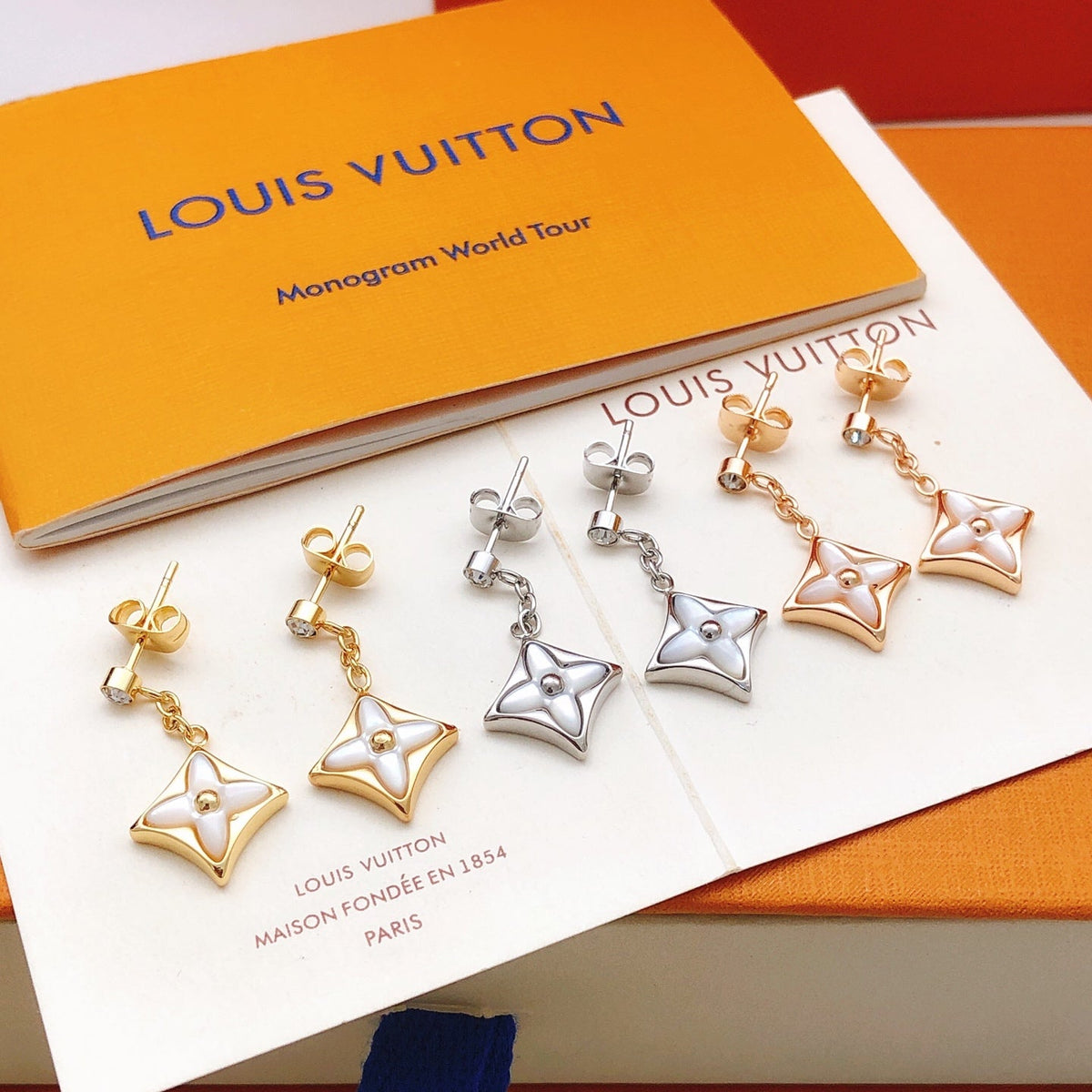 Louis Vuitton Tassel Stud Earrings – Style 11 - image 6
