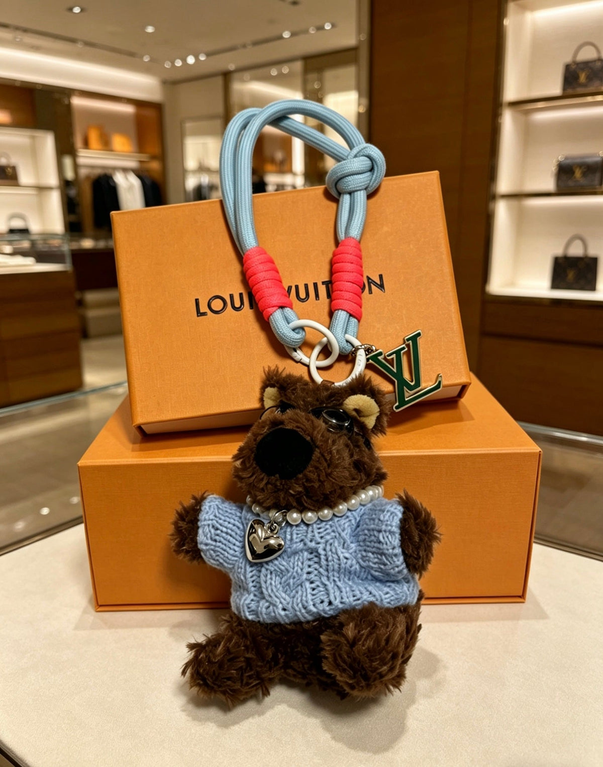 Louis Vuitton Anger Forest Bag Charm / Keychain – Style 42 - image 5