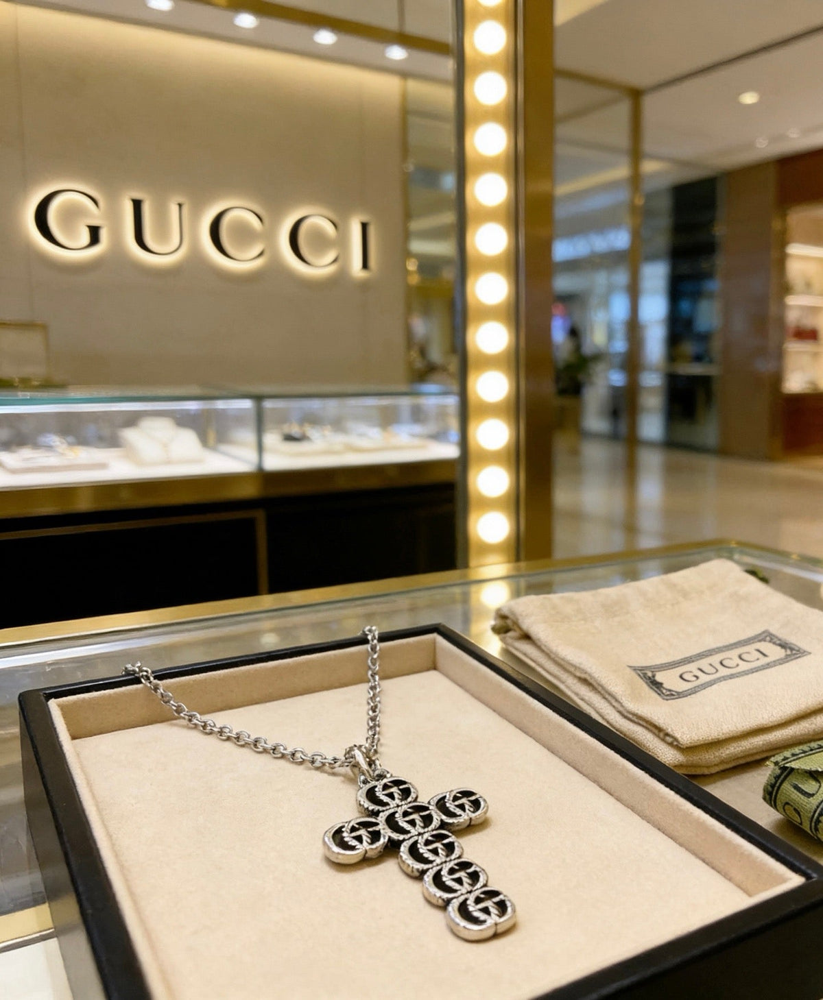 Gucci Anger Forest Chain Distressed Necklace – Style 64 - image 5