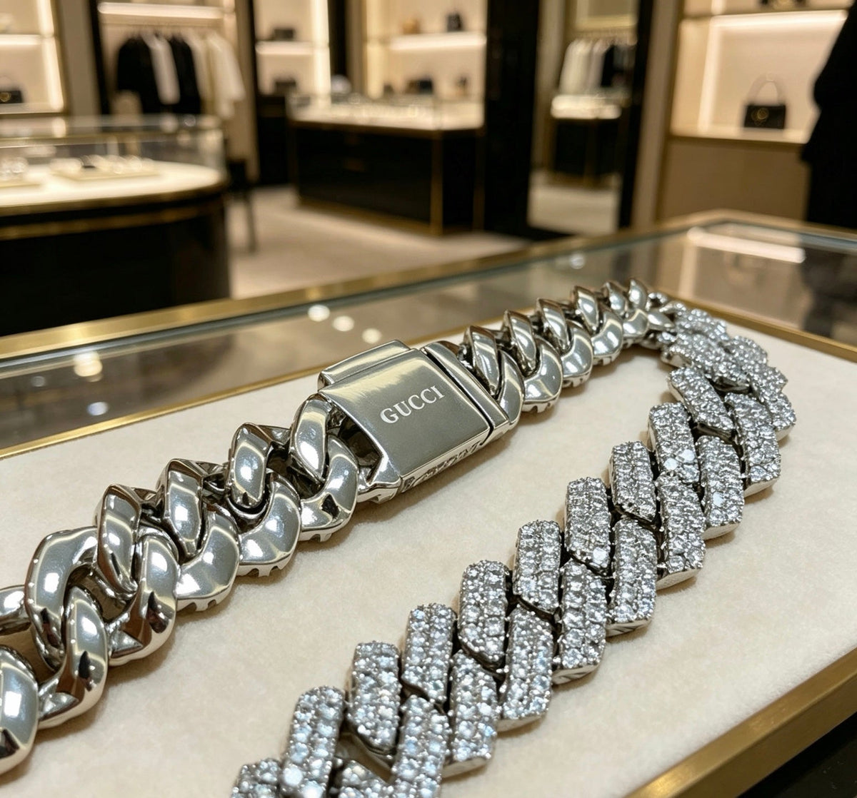 Gucci Anger Forest Pavé Crystal Chain Necklace – Style 03 - image 8