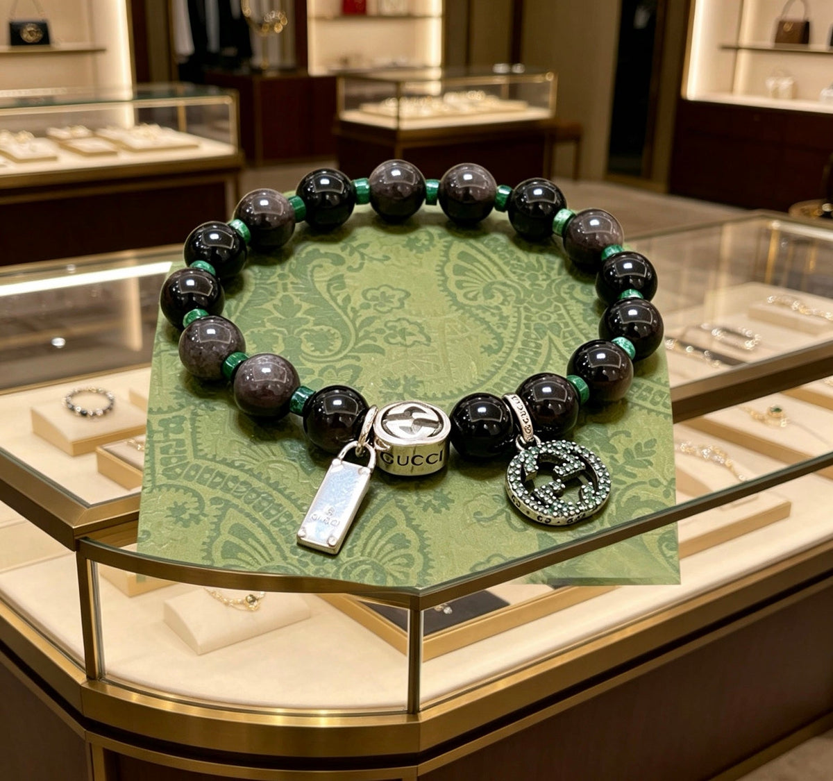Gucci Distressed Vintage-Inspired Bracelet – Style 04 - image 9