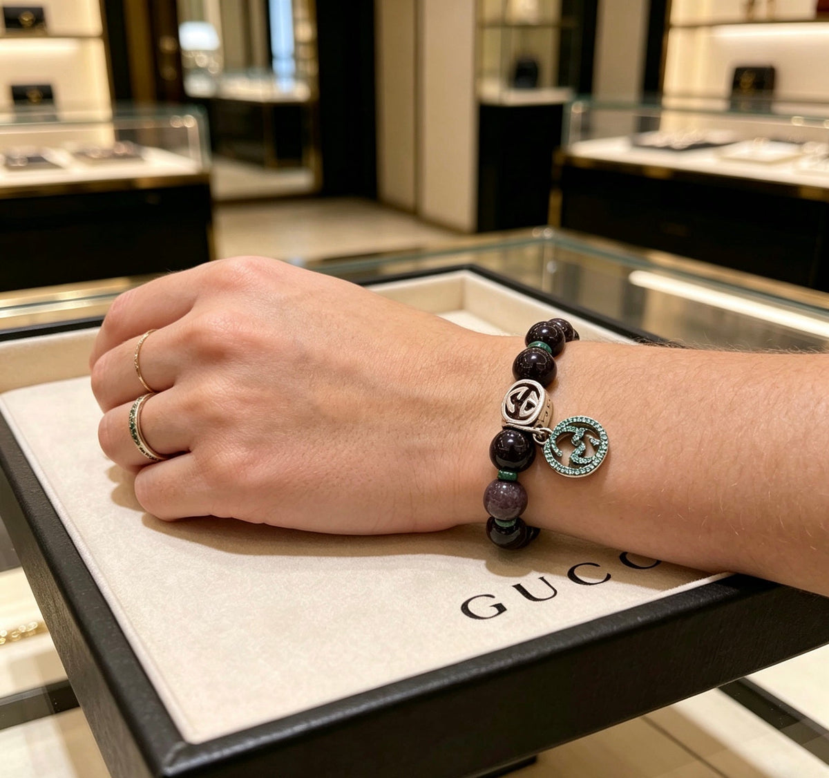 Gucci Distressed Vintage-Inspired Bracelet – Style 04 - image 8