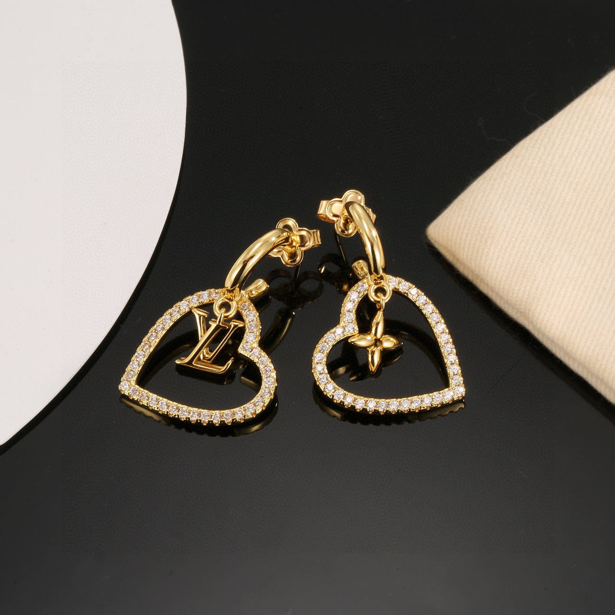 Louis Vuitton Twig Letter Stud Earrings – Style 18 - image 2