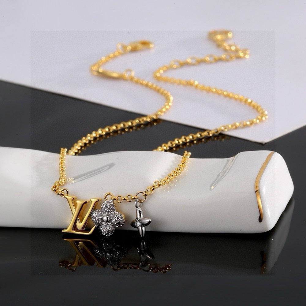 Louis Vuitton Twig Letter Necklace – Style 10 - image 4
