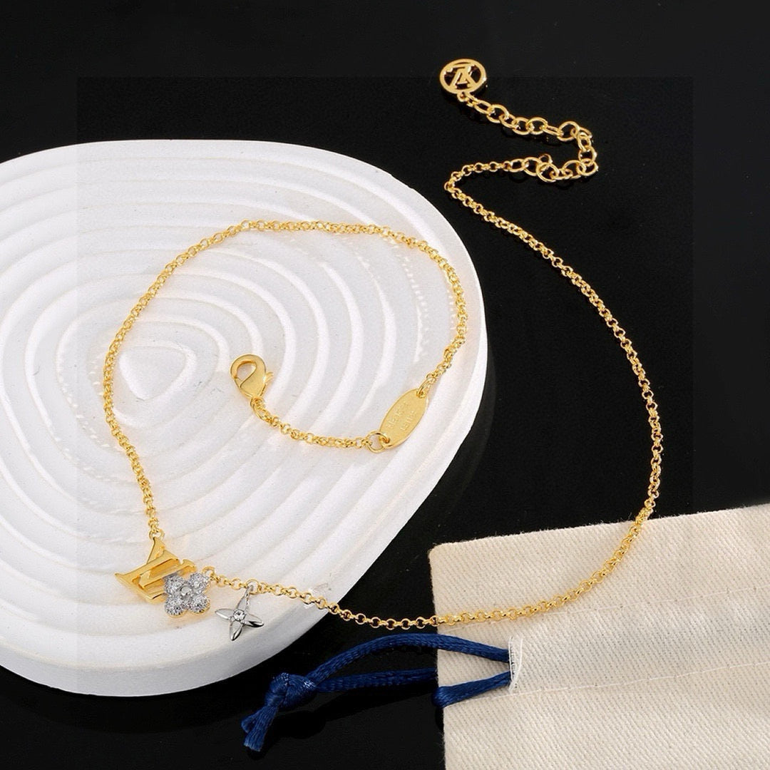 Louis Vuitton Twig Letter Necklace – Style 10 - image 1