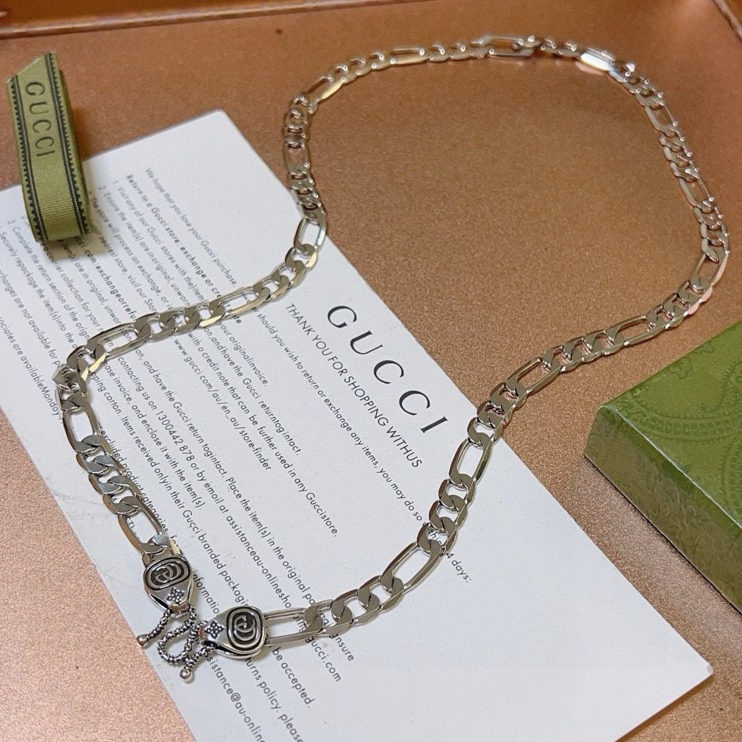 Gucci Anger Forest Chain Distressed Vintage-Inspired Necklace – Style 28 - image 7