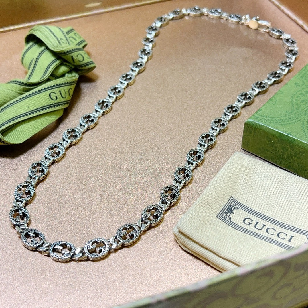 Gucci Anger Forest Chain Distressed Vintage-Inspired Necklace – Style 27 - image 4