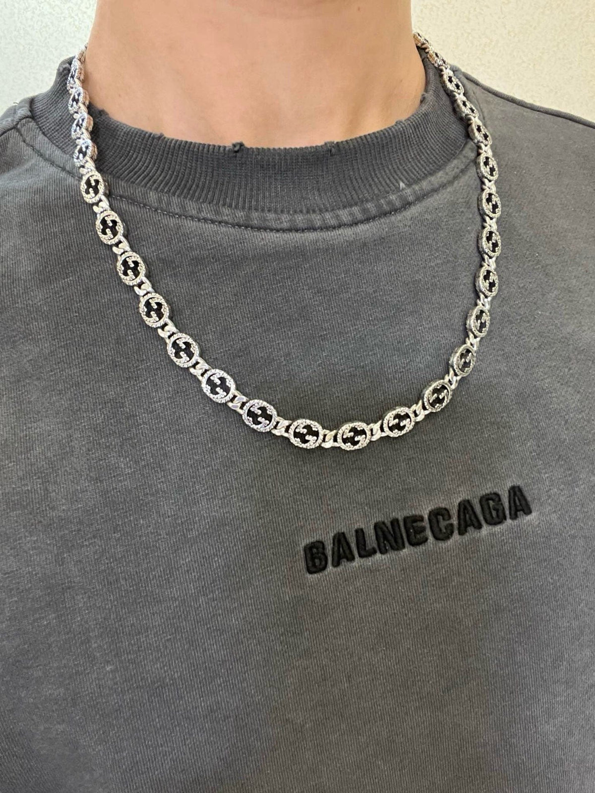 Gucci Anger Forest Chain Distressed Vintage-Inspired Necklace – Style 27 - image 7