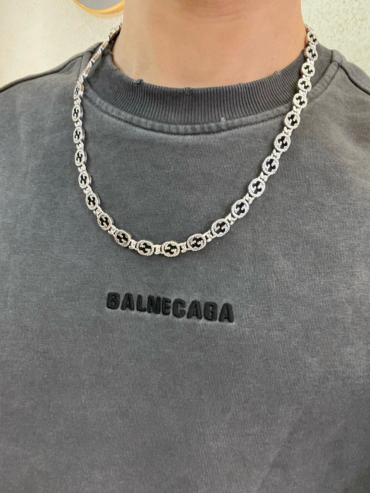 Gucci Anger Forest Chain Distressed Vintage-Inspired Necklace – Style 27 - image 5