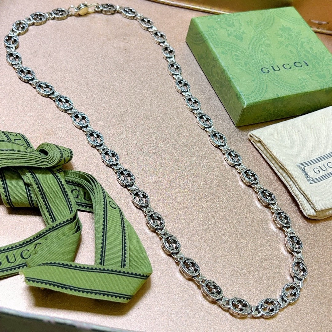 Gucci Anger Forest Chain Distressed Vintage-Inspired Necklace – Style 27 - image 3