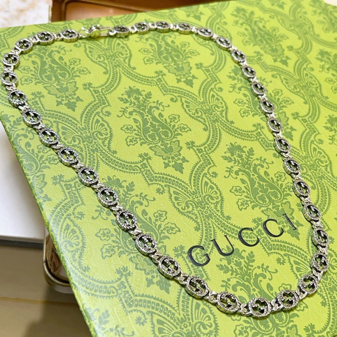 Gucci Anger Forest Chain Distressed Vintage-Inspired Necklace – Style 27 - image 8