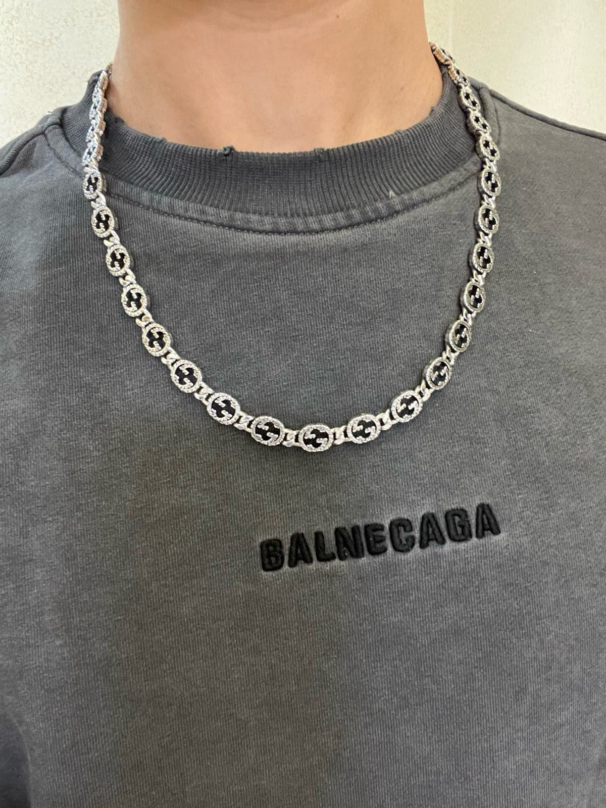 Gucci Anger Forest Chain Distressed Vintage-Inspired Necklace – Style 27 - image 2