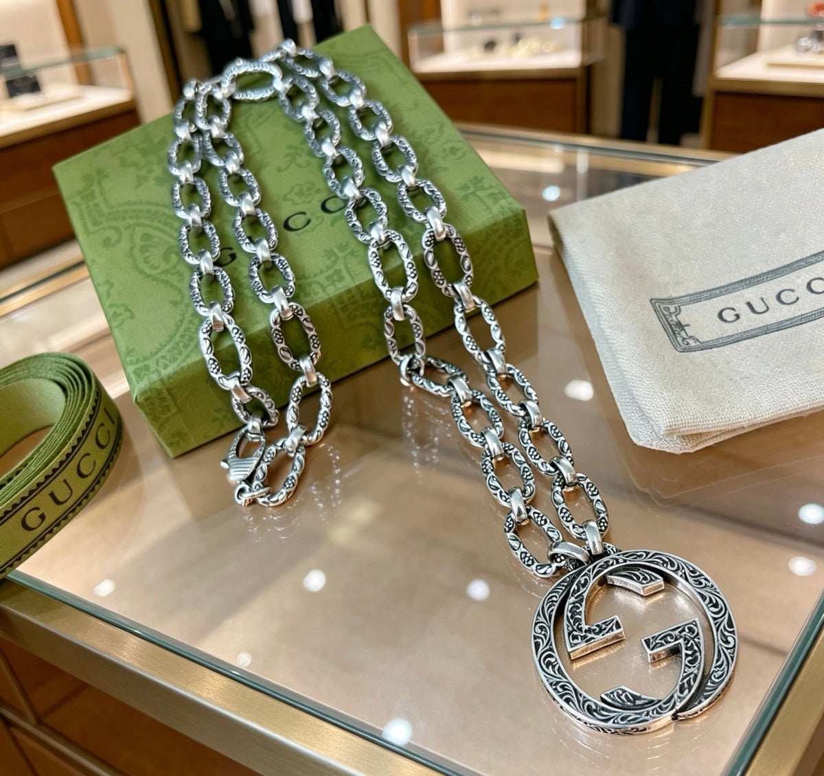 Gucci Anger Forest Chain Distressed Necklace – Style 66 - image 4