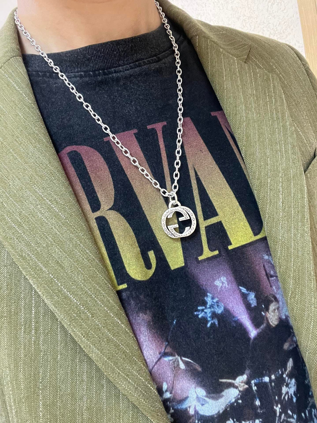 Gucci Anger Forest Chain Distressed Necklace – Style 71 - image 3