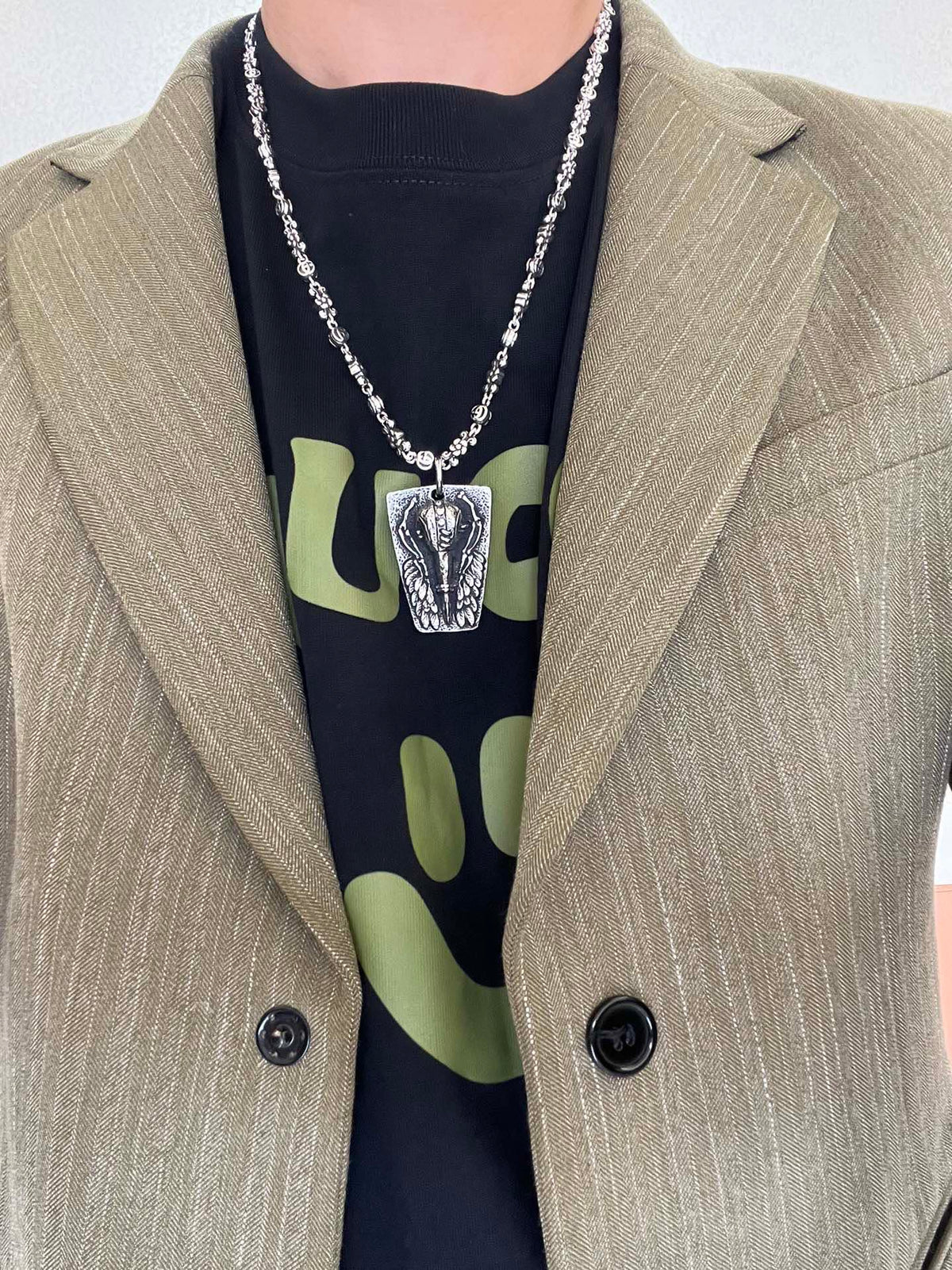 Gucci Anger Forest Chain Distressed Vintage-Inspired Necklace – Style 30 - image 7